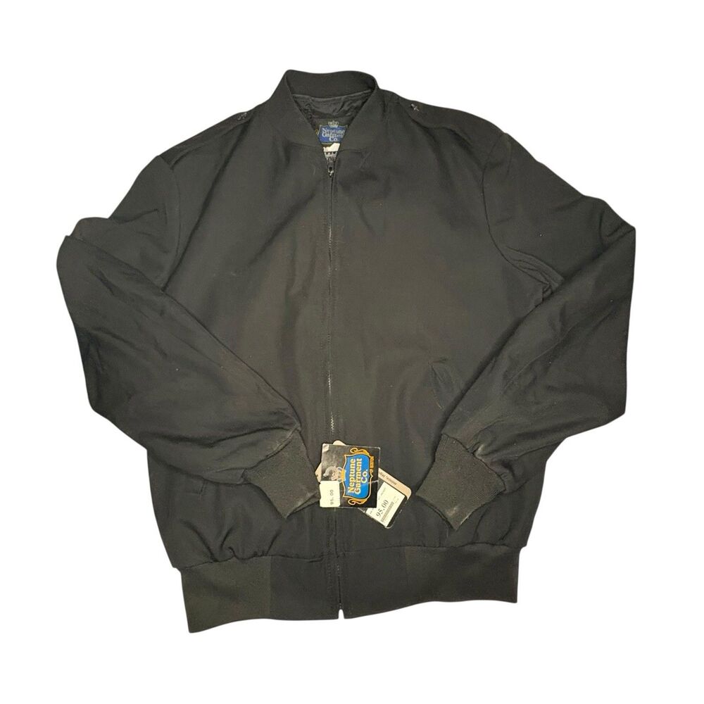 Neptune Garment Co Jacket 42 Black Army Officer Enlist Thinsulate Lined